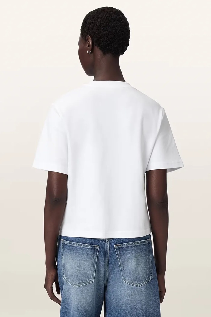 AllSaints T-shirt damski bawełniany SOFIA LISA TEE W009JF biały AW26