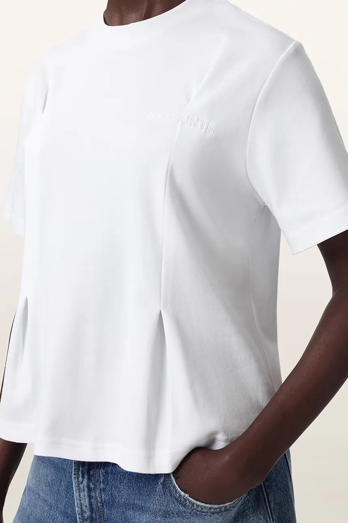 T-shirt damski bawełniany SOFIA LISA TEE AllSaints biały W009JF
