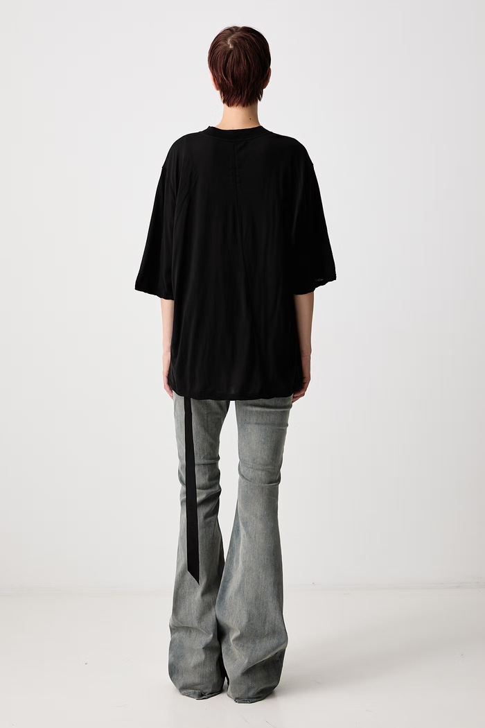 Odjeća Rick Owens DRKSHDW Walrus majica od pamuka za žene DS02F6201.BH crna
