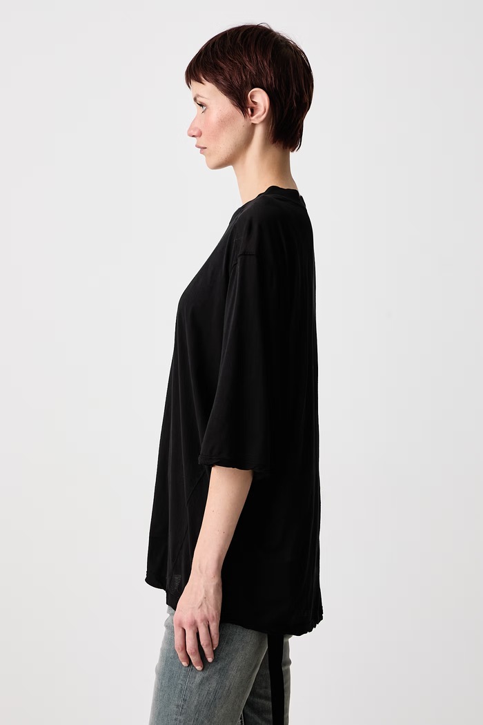 Walrus majica od pamuka za žene Rick Owens DRKSHDW DS02F6201.BH crna