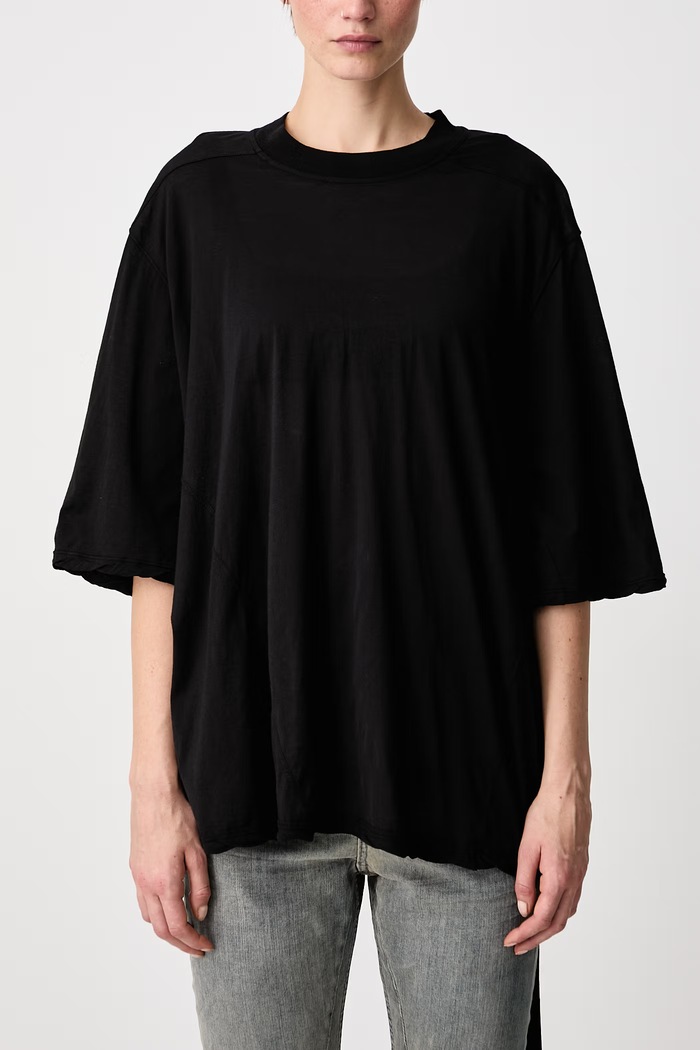 Walrus majica od pamuka za žene Rick Owens DRKSHDW crna DS02F6201.BH