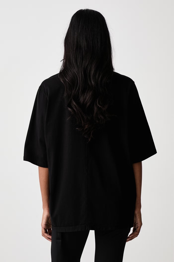 Odjeća Rick Owens DRKSHDW Walrus majica od pamuka za žene DS02F6201.RN crna