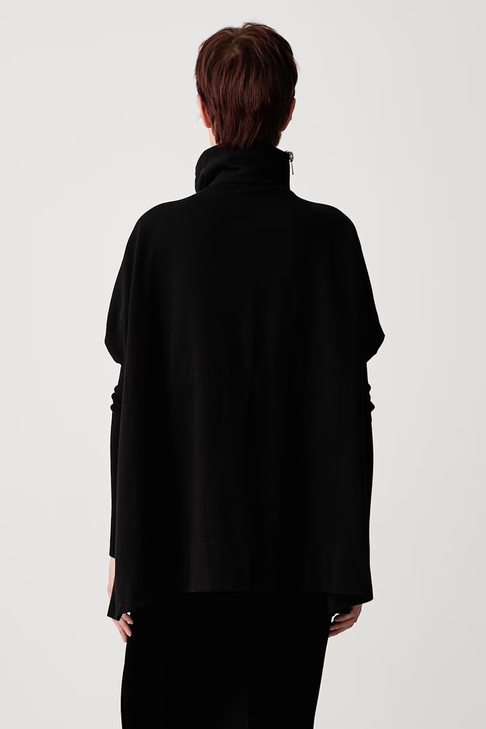 Ρούχα Rick Owens DRKSHDW Mountain μπλούζα με κουμπιά βαμβακερή Γυναικεία DS02F6210.RIG μαύρο