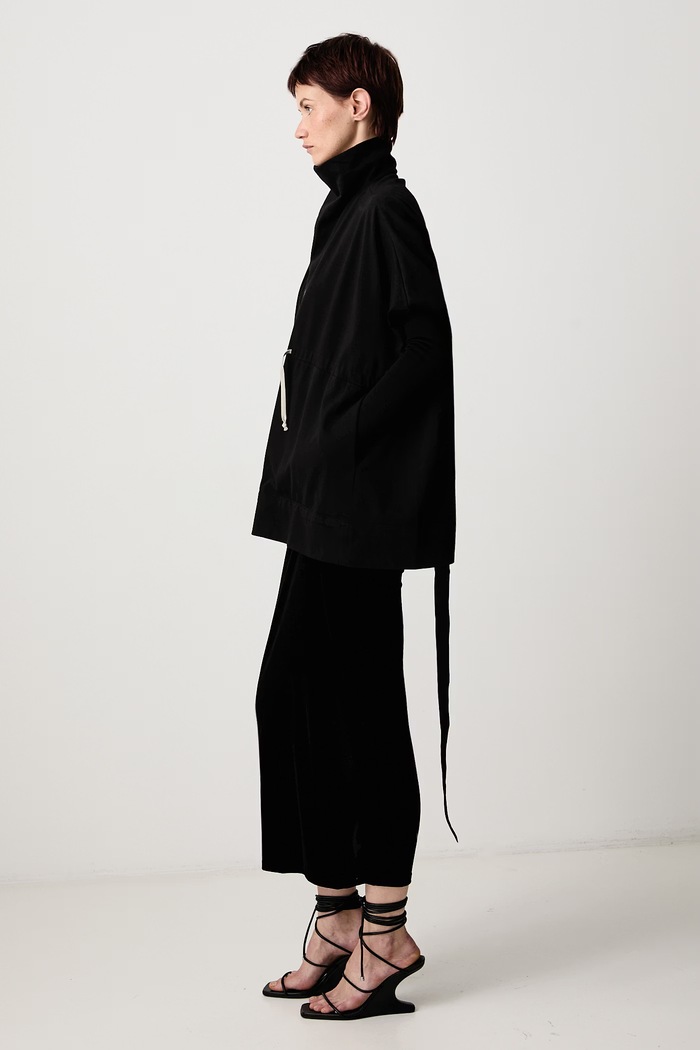 Mountain μπλούζα με κουμπιά βαμβακερή Γυναικεία Rick Owens DRKSHDW DS02F6210.RIG μαύρο