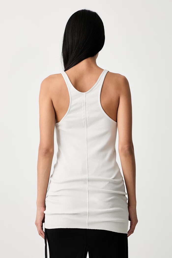 Odjeća Rick Owens DRKSHDW Racer Back Tank top od pamuka za žene DS02F6119.RN bež