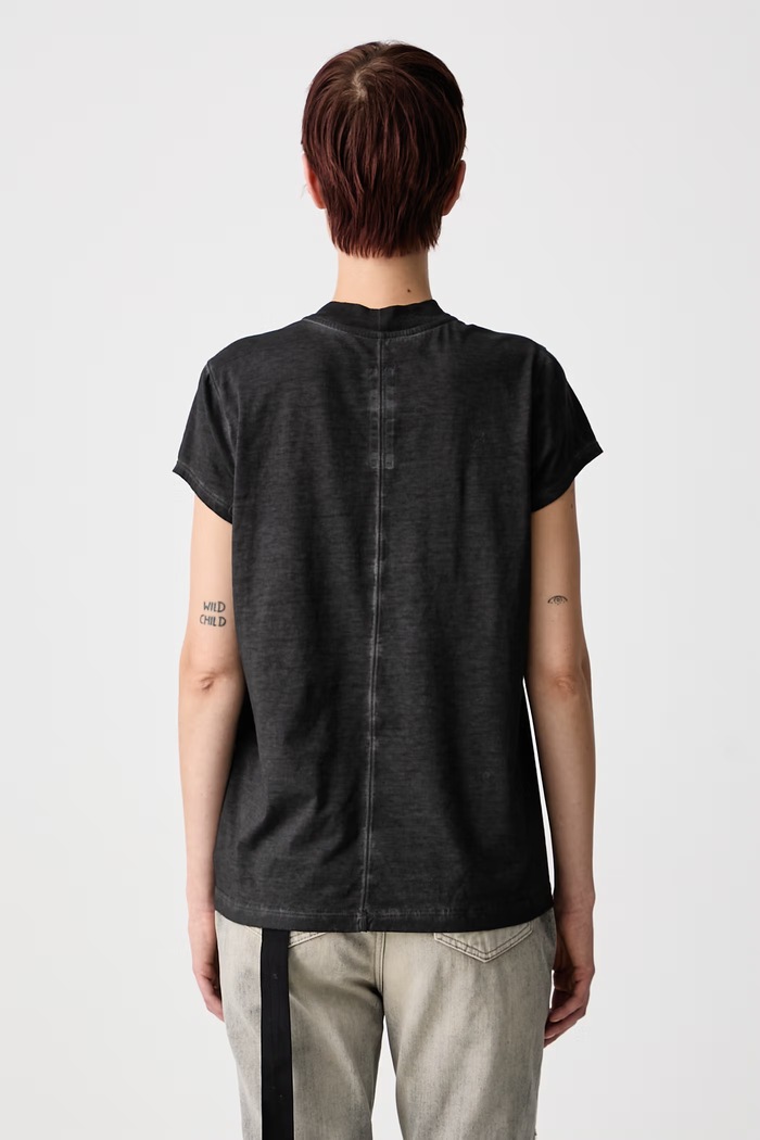 Odjeća Rick Owens DRKSHDW Small Level majica od pamuka za žene DS02F6208.RNDEP4 siva