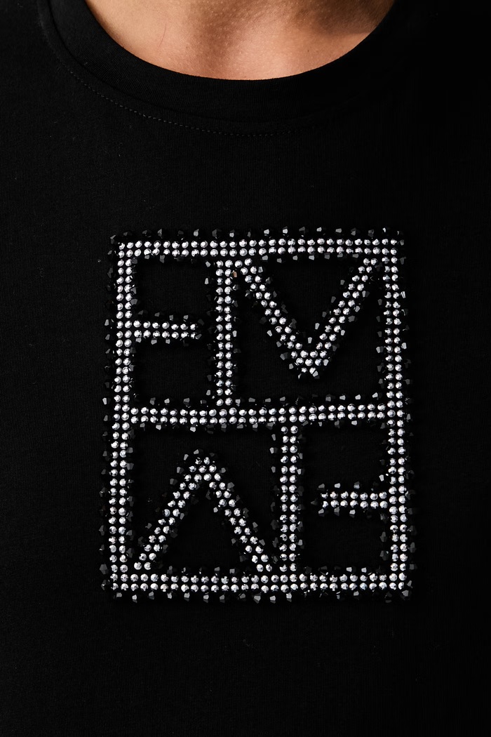 Marella тениска дамска от памук Emme by Marella 2625976011200 черен
