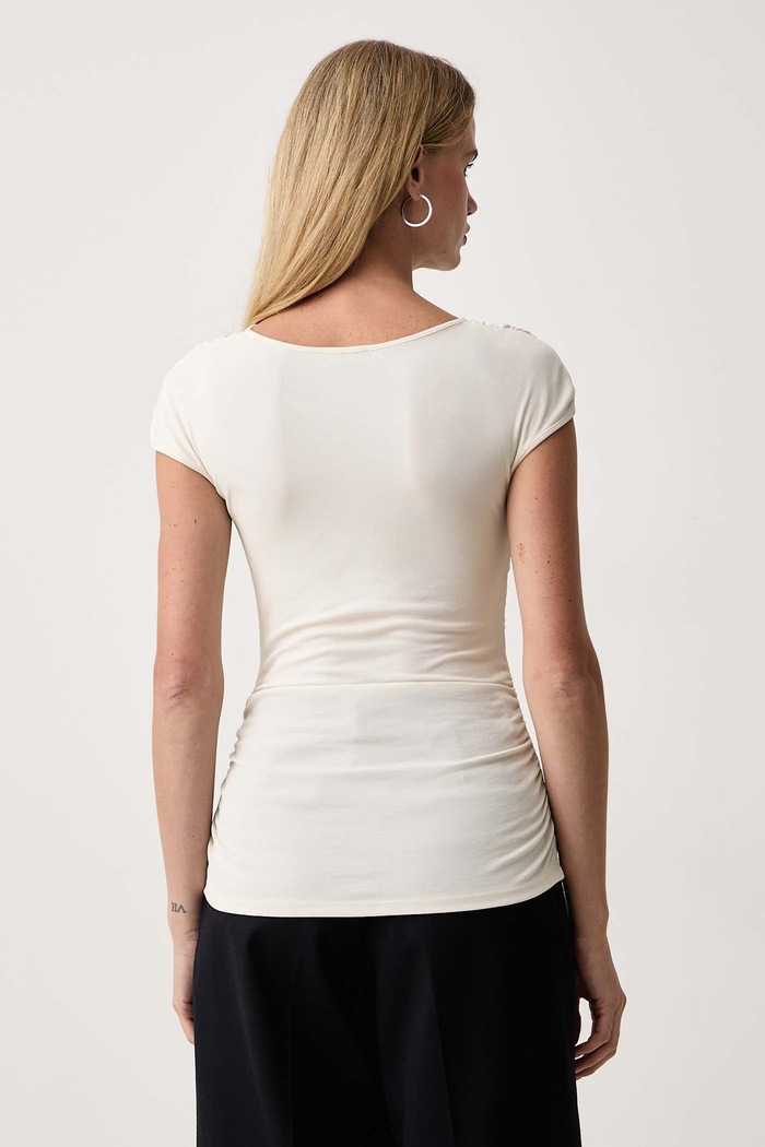 Odjeća Marella Bluza za žene s viskozom MLLRADURA 2623946031200 bež