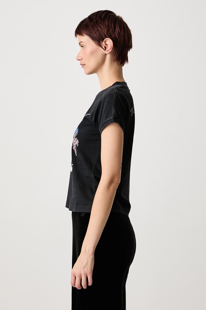 Vetements x Motorhead T-shirt bawełniany damski Vetements WH27TR239B czarny