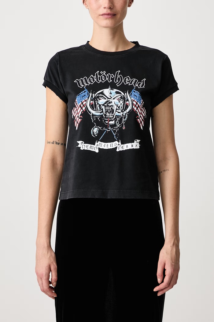 Vetements x Motorhead T-shirt bawełniany damski Vetements czarny WH27TR239B