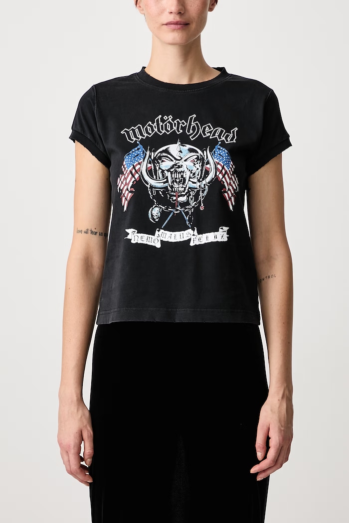 Vetements x Motorhead T-shirt bawełniany damski Vetements czarny WH27TR239B