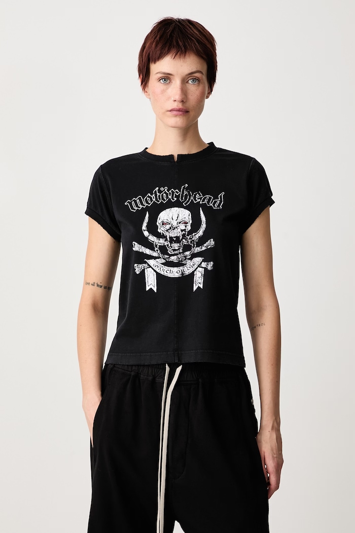 Vetements Vetements x Motorhead T-shirt bawełniany damski czarny WH27TR245B