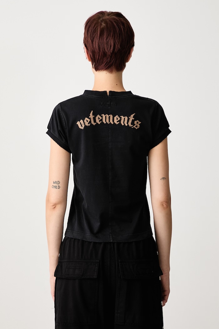 Odzież Vetements Vetements x Motorhead T-shirt bawełniany damski WH27TR245B czarny