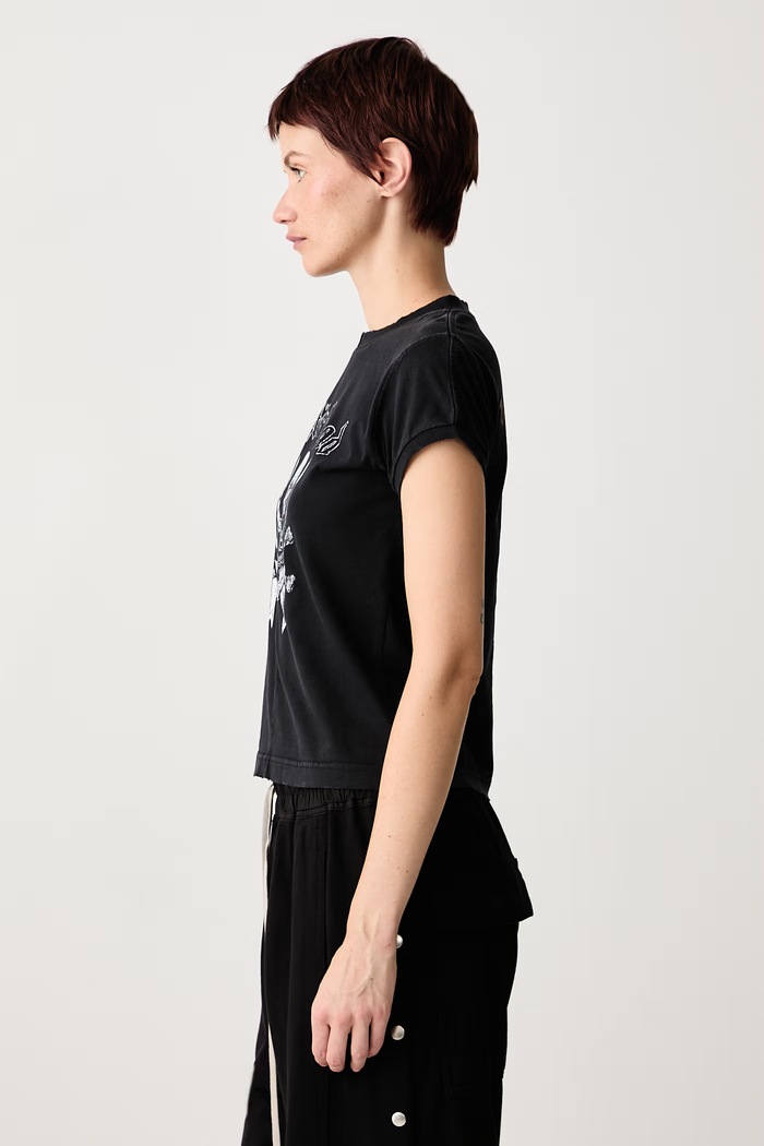 Vetements x Motorhead T-shirt bawełniany damski Vetements WH27TR245B czarny