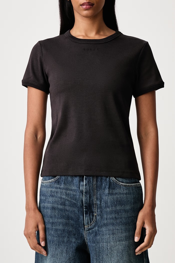 T-shirt damski bawełniany ARISTIDE Soeur szary TSH1405ARISTIDE