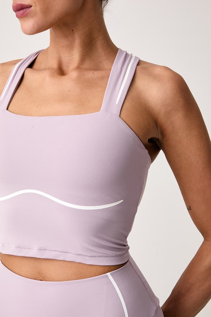 Top do jogi damski Meridian Contour Under Armour 6016947 fioletowy
