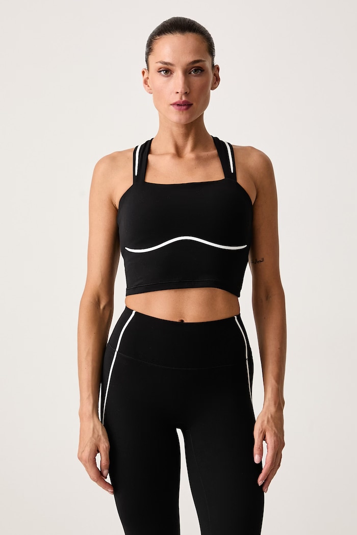 Under Armour Top do jogi damski Meridian Contour czarny 6016947
