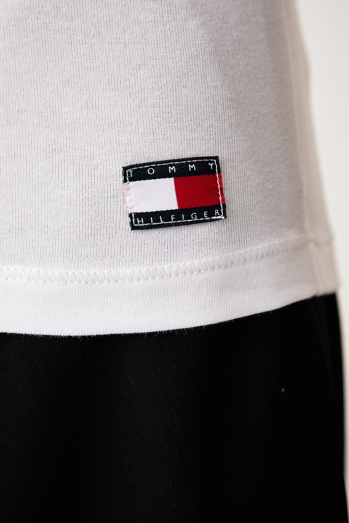 Tommy Hilfiger Tričko dámske bavlnené s elastanom 3-pak UW0UW06657
