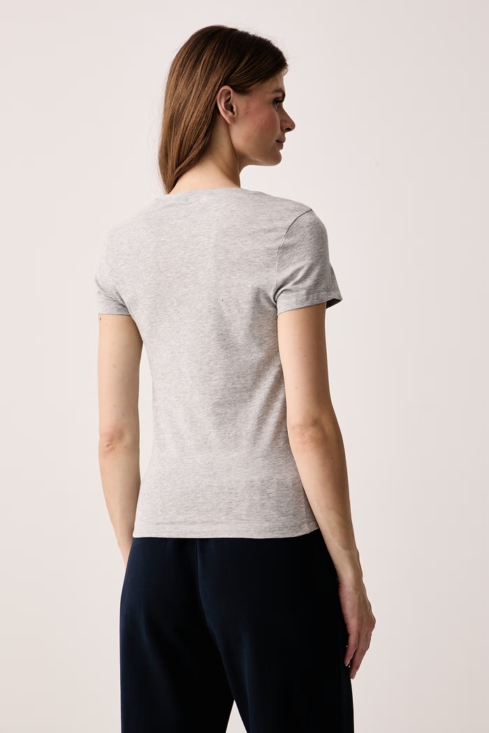 Tommy Hilfiger Tričko dámske bavlnené s elastanom 3-pak UW0UW06657