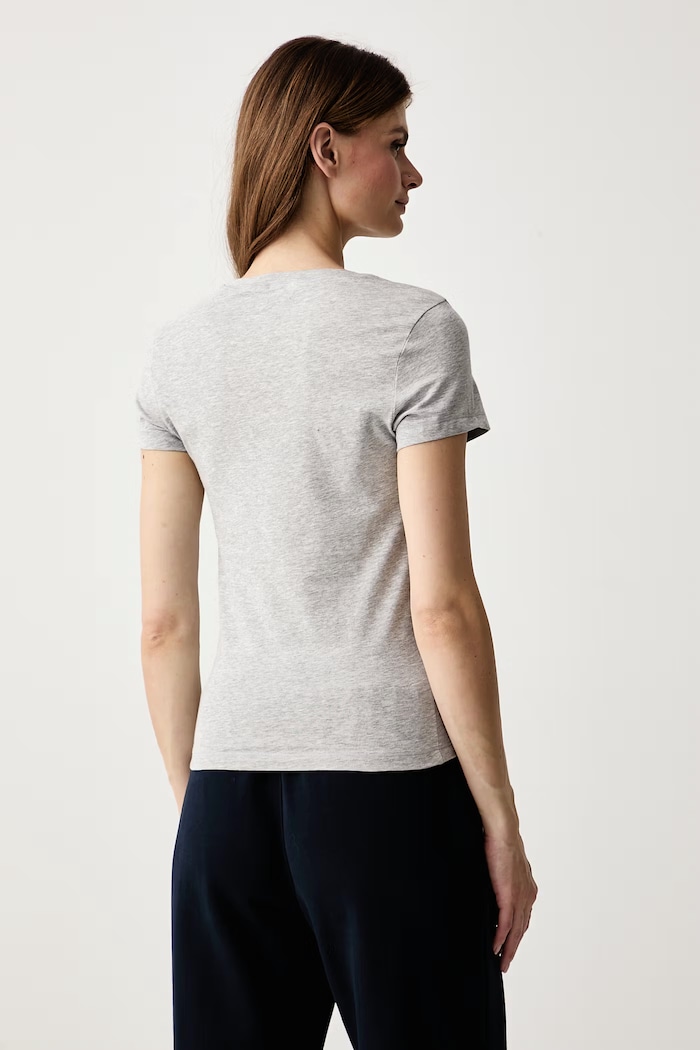 Tommy Hilfiger Tričko dámske bavlnené s elastanom 3-pak UW0UW06657