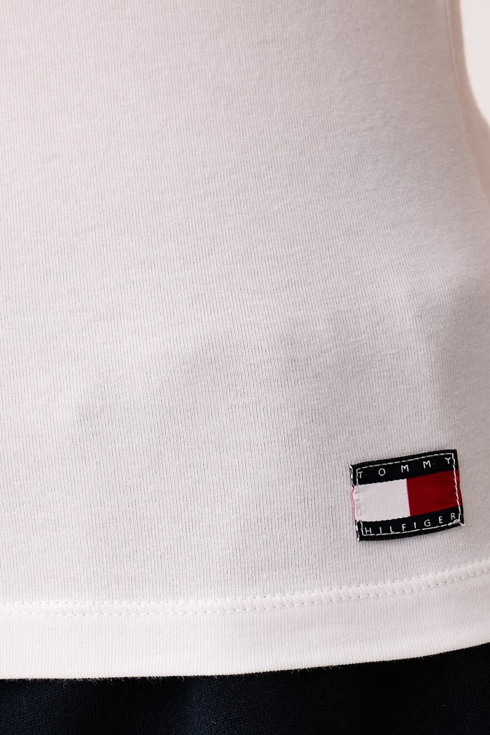 Tommy Hilfiger Tričko dámske bavlnené s elastanom 3-pak UW0UW06657