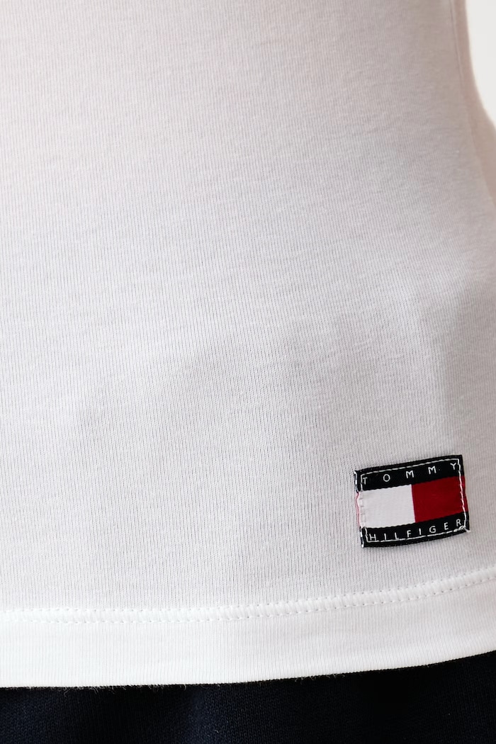 Tommy Hilfiger Tričko dámske bavlnené s elastanom 3-pak UW0UW06657