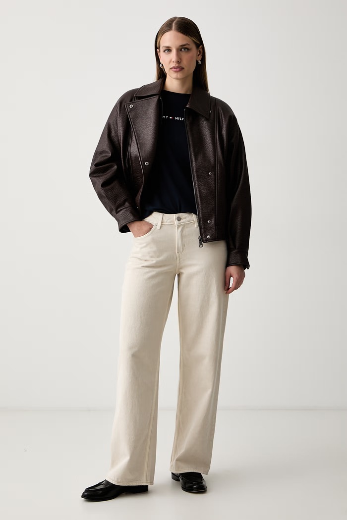 Tommy Hilfiger tričko dámské bavlněné UW0UW06616 námořnická modř AW26