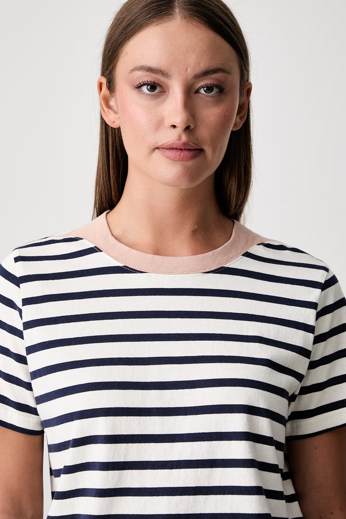 Scotch & Soda T-shirt damski bawełniany granatowy U9A01617T