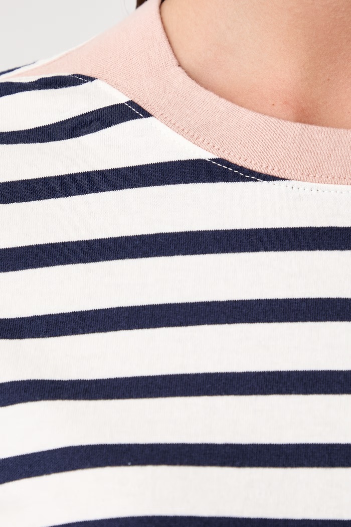Scotch & Soda T-shirt damski bawełniany U9A01617T granatowy