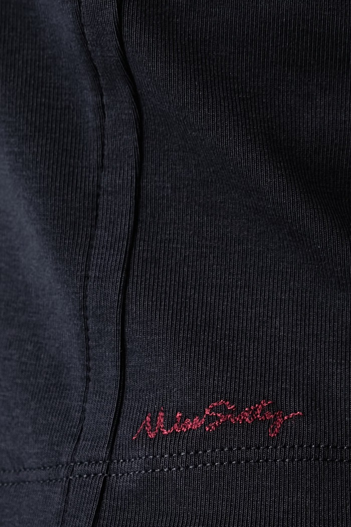 T-shirt damski bawełniany z elastanem Miss Sixty granatowy 6M3SJ15300