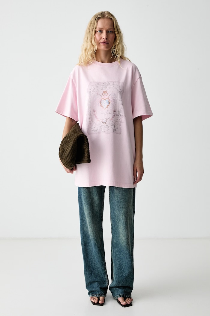 Miss Sixty T-shirt damski bawełniany 6M3SJ16300 różowy AW26