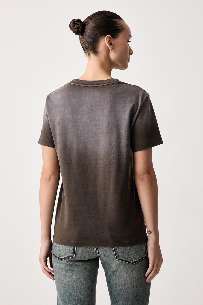 Odzież Miss Sixty T-shirt damski bawełniany 6M3SJ17100 brązowy