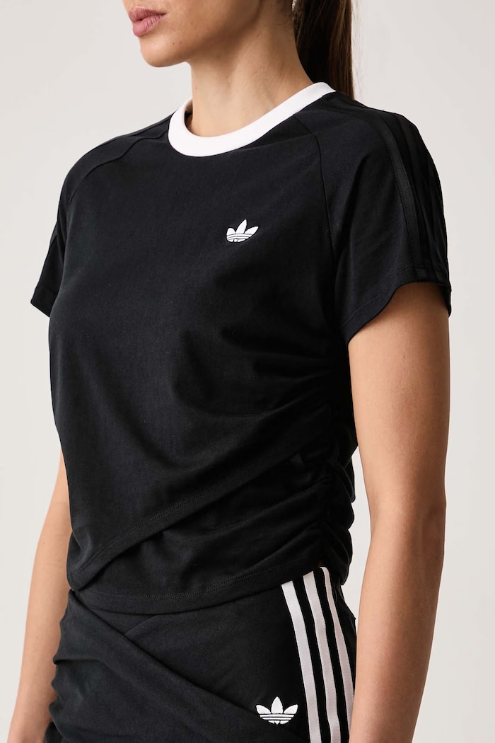 T-shirt damski bawełniany Adiluna Season 2 x Jennie adidas Originals LD8928 czarny