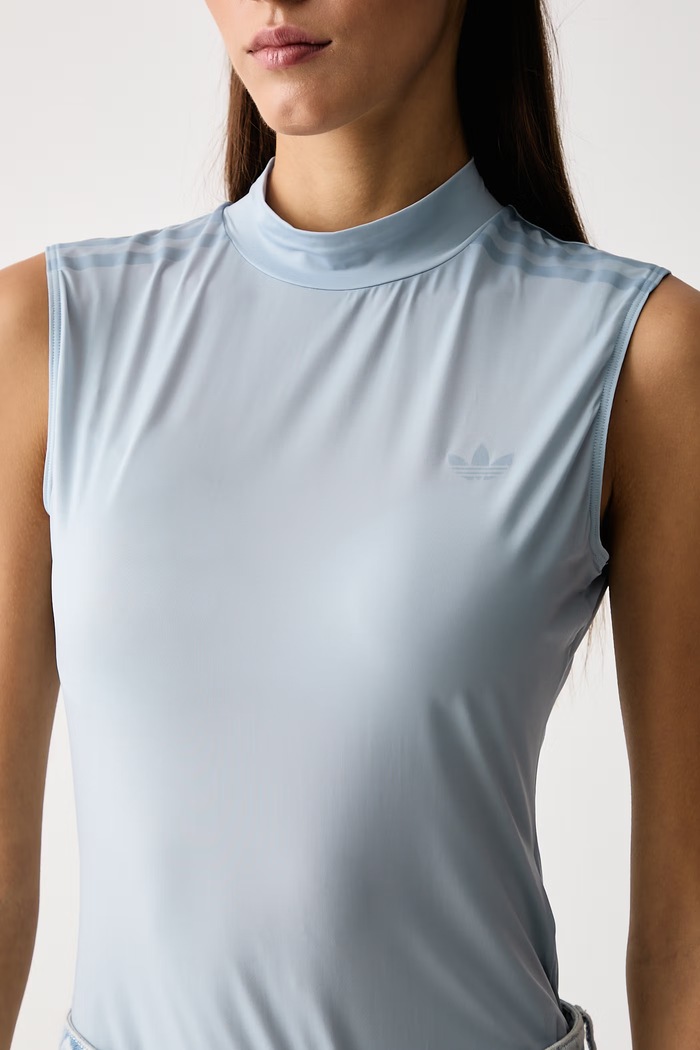 Body damskie Adiluna Season 2 x Jennie adidas Originals niebieski LD8919