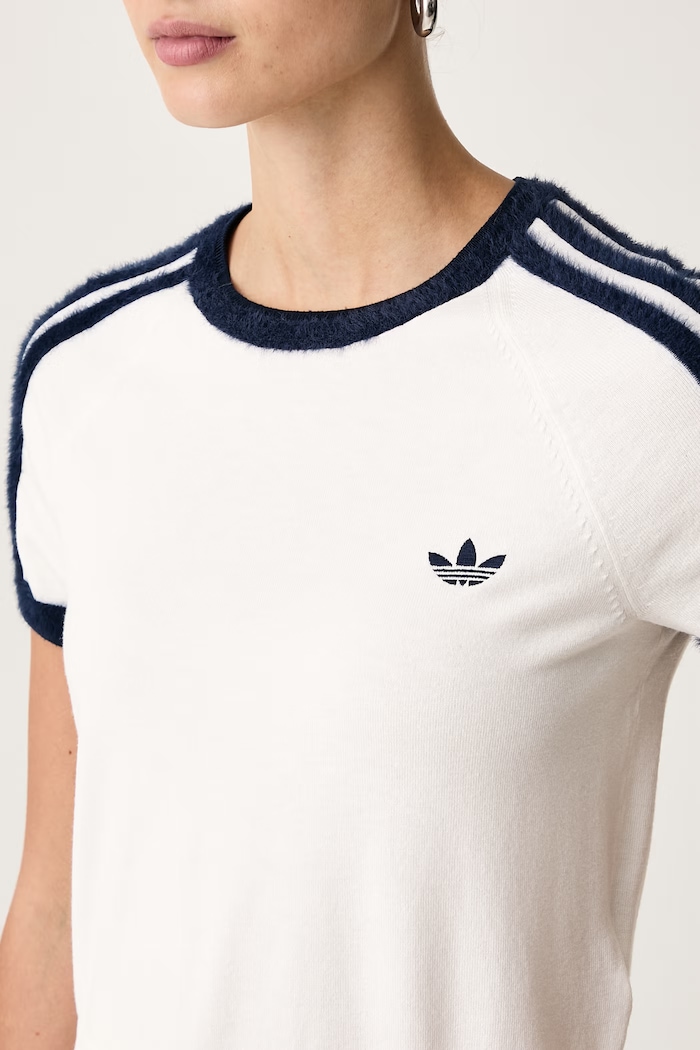 T-shirt damski z wiskozą adidas Originals KS9952 biały