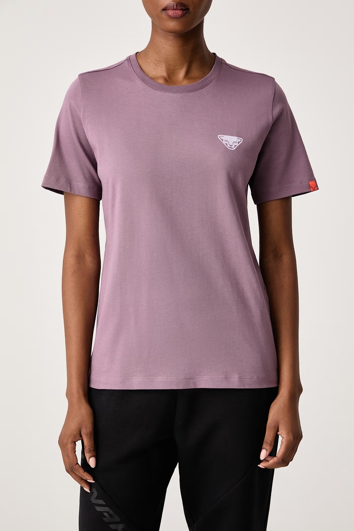 T-shirt damski bawełniany BACK GRAPHIC Dynafit 08.0000072147 fioletowy