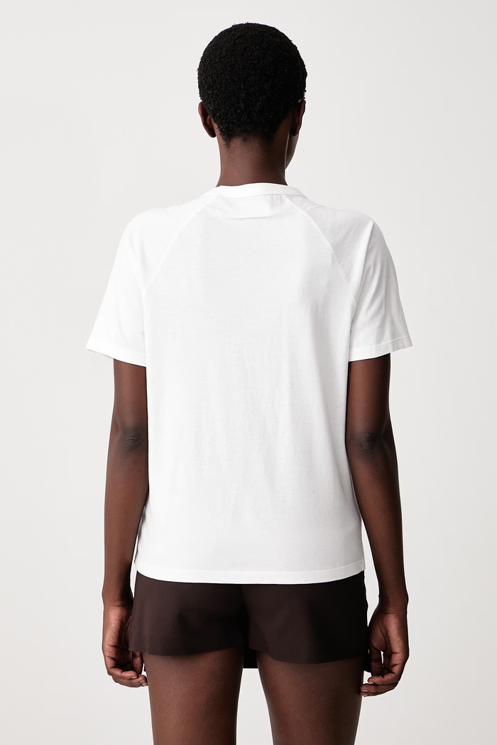 Odzież MM6 Maison Margiela T-shirt bawełniany damski S62GD0224.M20048 biały