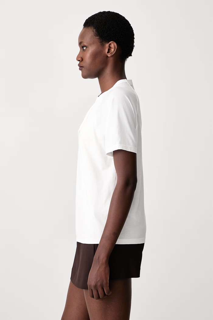 MM6 Maison Margiela T-shirt bawełniany damski biały S62GD0224.M20048