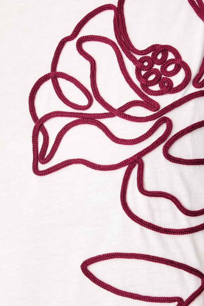 T-shirt damski z modalem Morgan DLYS biały