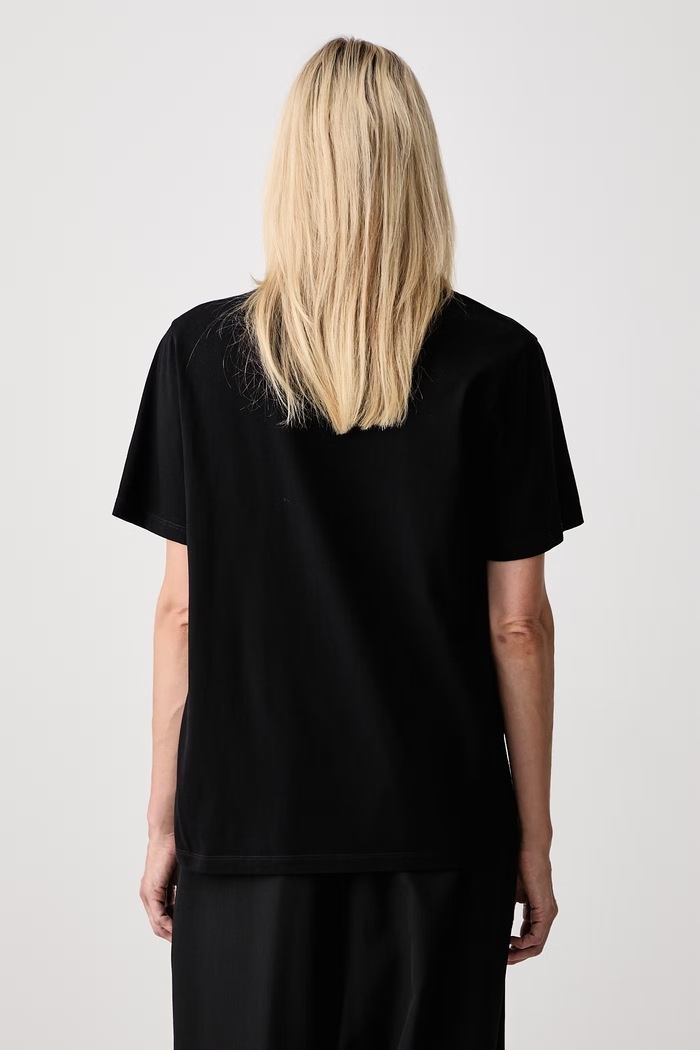 Odzież MM6 Maison Margiela T-shirt damski bawełniany S52NF0018.M20048 czarny