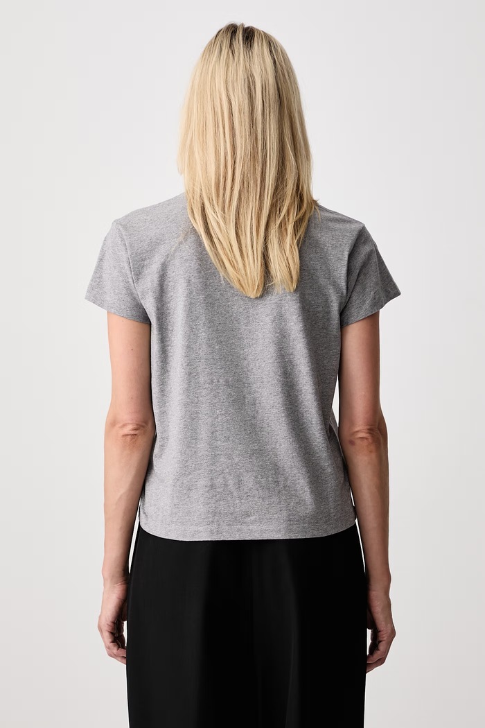 Odzież MM6 Maison Margiela T-shirt damski bawełniany S52GC0371.M20170 szary