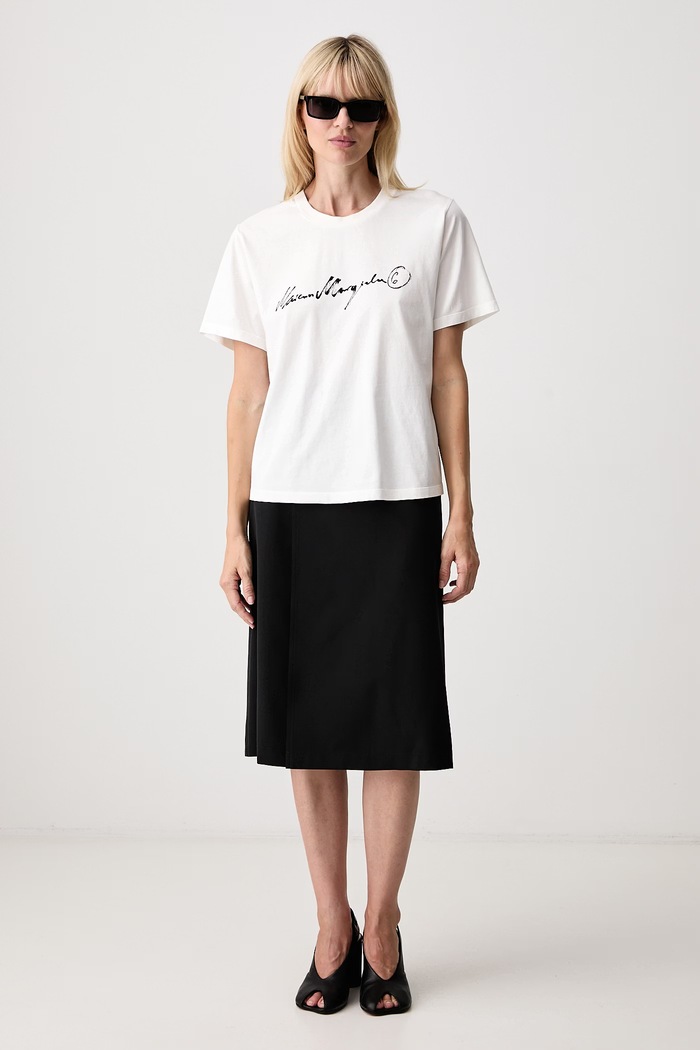 MM6 Maison Margiela T-shirt damski bawełniany S52GC0368.M20258 biały AW26