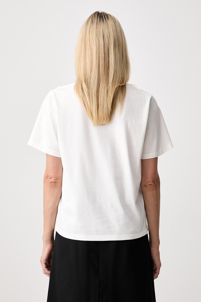 Odzież MM6 Maison Margiela T-shirt damski bawełniany S52GC0368.M20258 biały