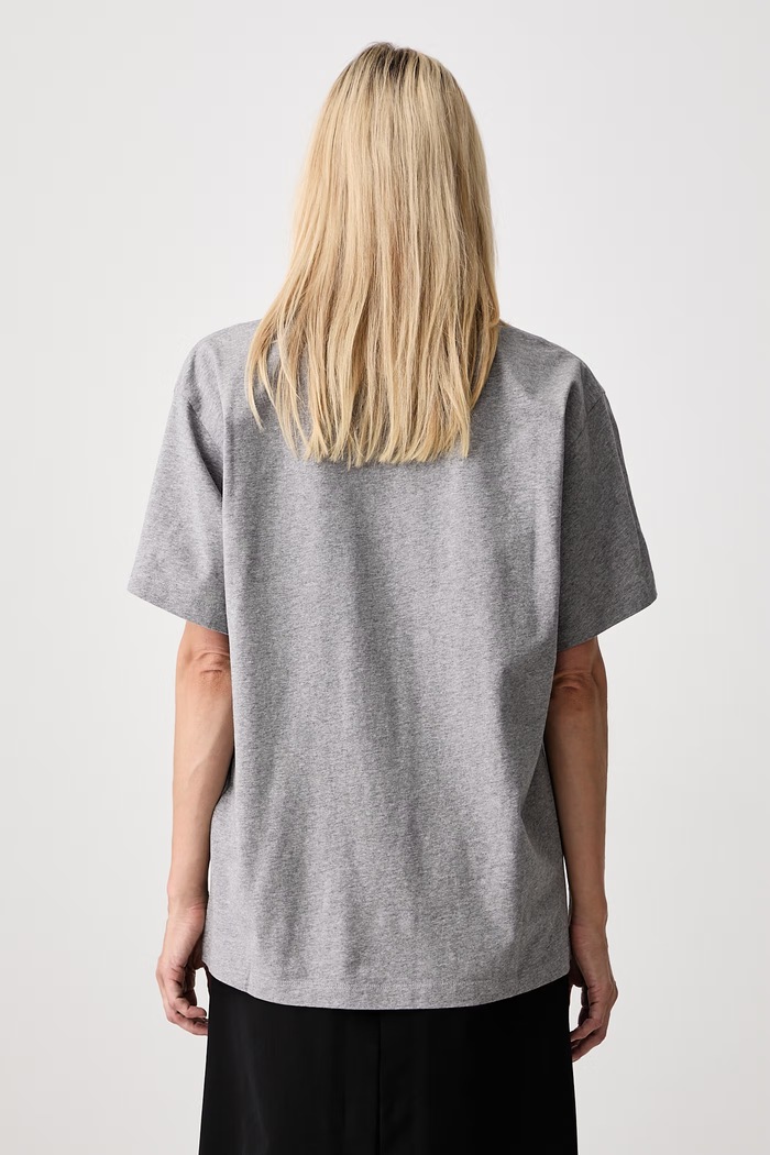 Odzież MM6 Maison Margiela T-shirt damski bawełniany S52GC0367.M20170 szary
