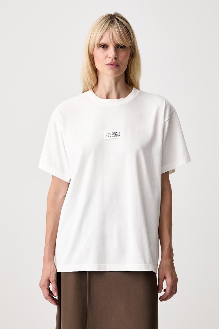 MM6 Maison Margiela T-shirt damski bawełniany biały S52GC0367.M20258
