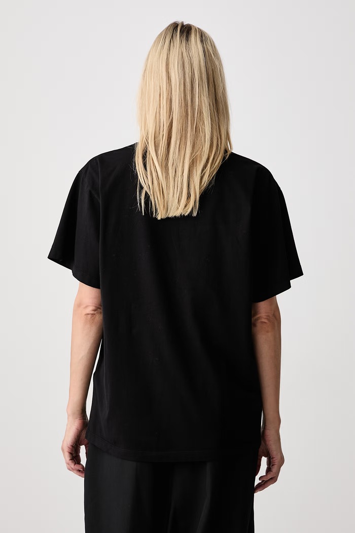 Odzież MM6 Maison Margiela T-shirt damski bawełniany S52GC0367.M20258 czarny