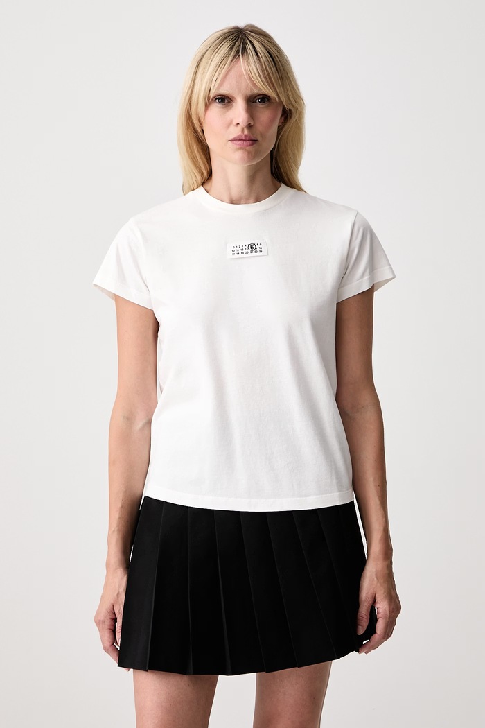 MM6 Maison Margiela T-shirt damski bawełniany biały S52GC0327.M20258