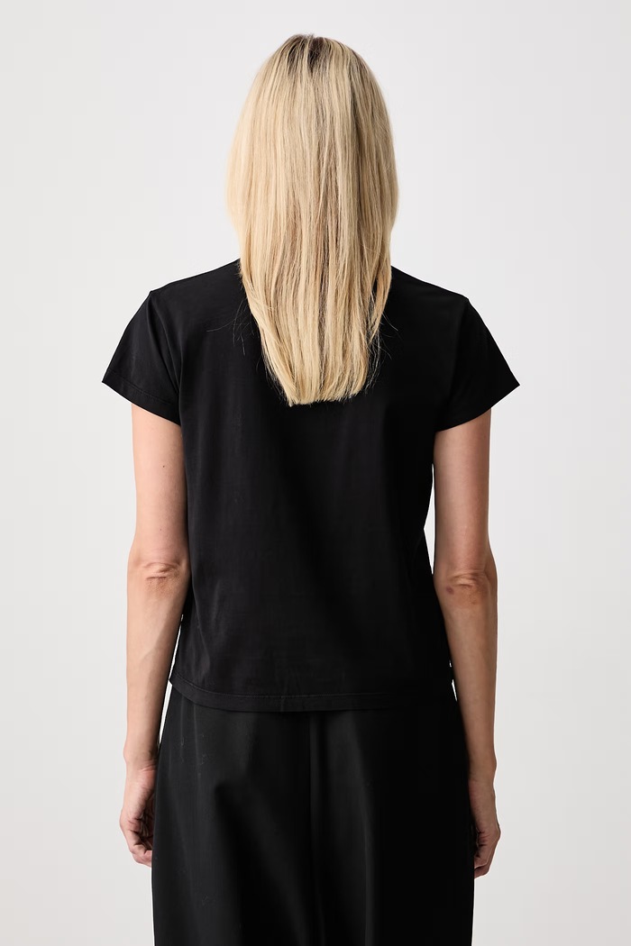 Odzież MM6 Maison Margiela T-shirt damski bawełniany S52GC0327.M20258 czarny