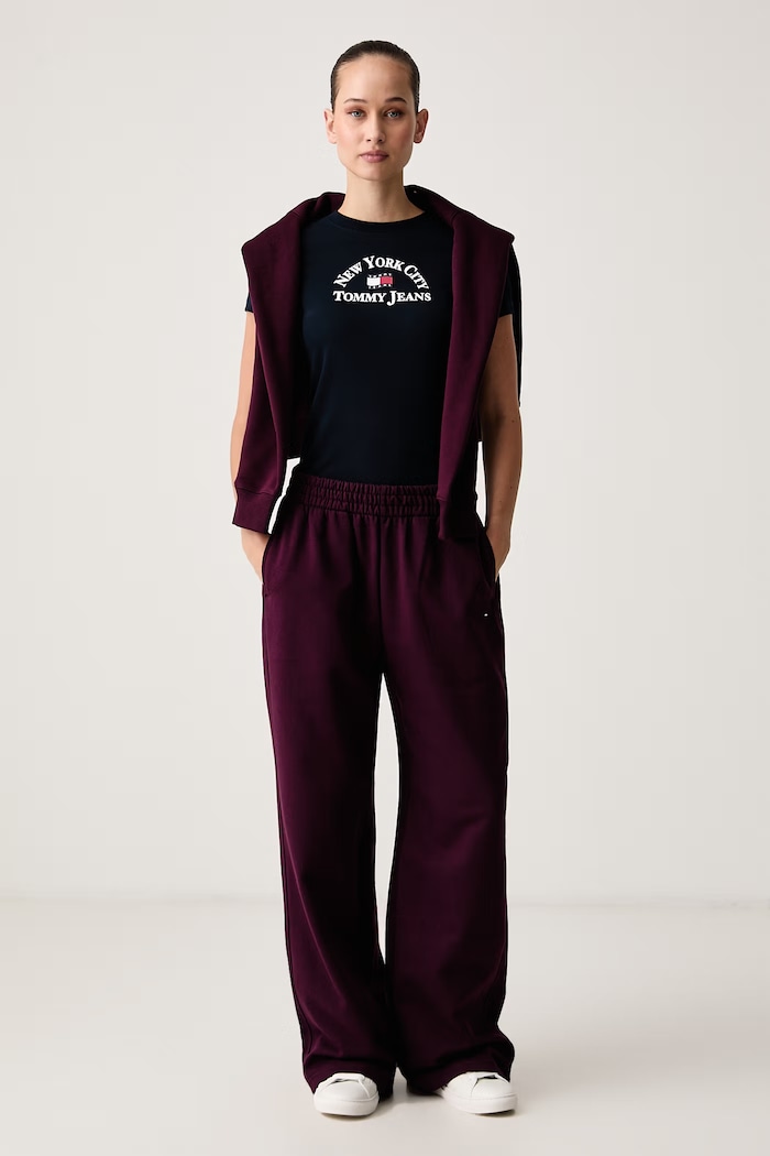 Tommy Jeans Tričko dámske bavlnené DW0DW23261 tmavomodrá AW26