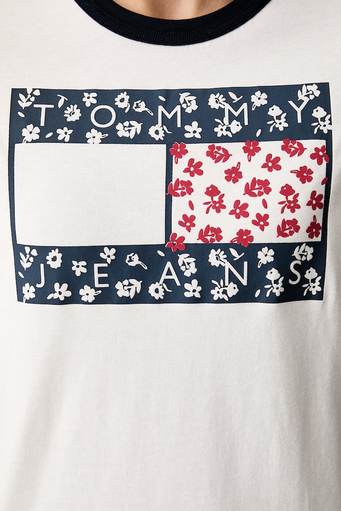 Tommy Jeans T-shirt damski bawełniany DW0DW23258 biały